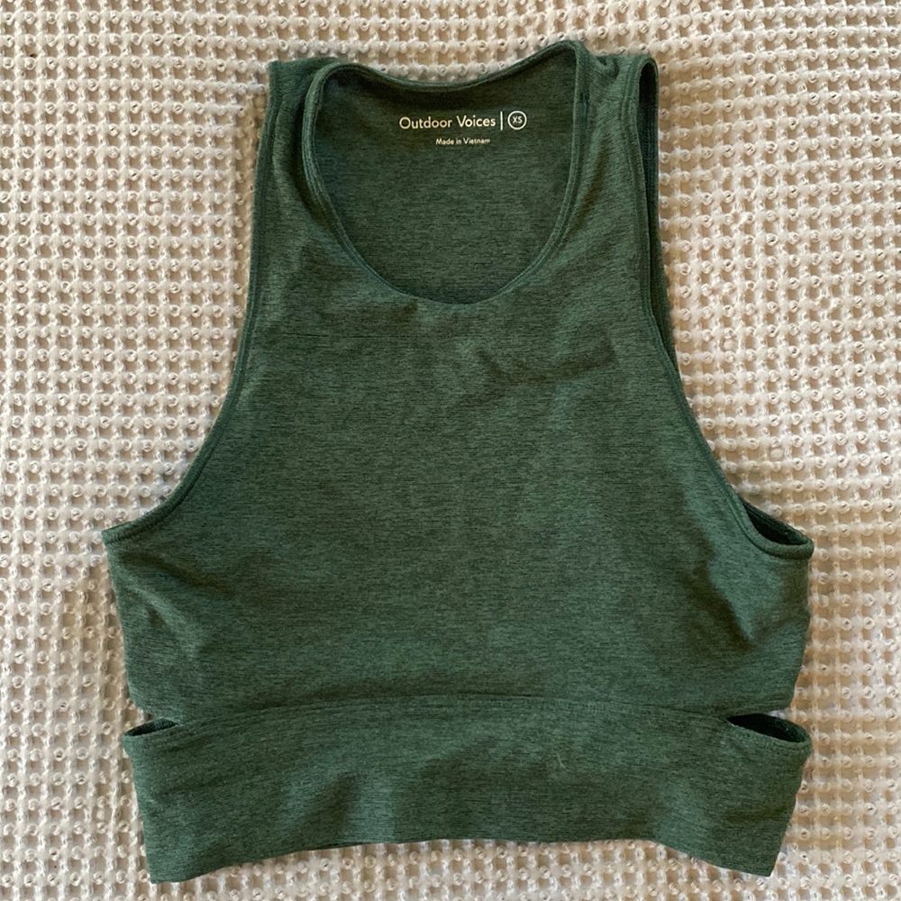 Outdoor Voices Athena Crop Top